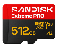 Sandisk 512GB microSDXC Extreme Pro UHS-I 250/170 MB/s - 1549259 - zdjęcie 1
